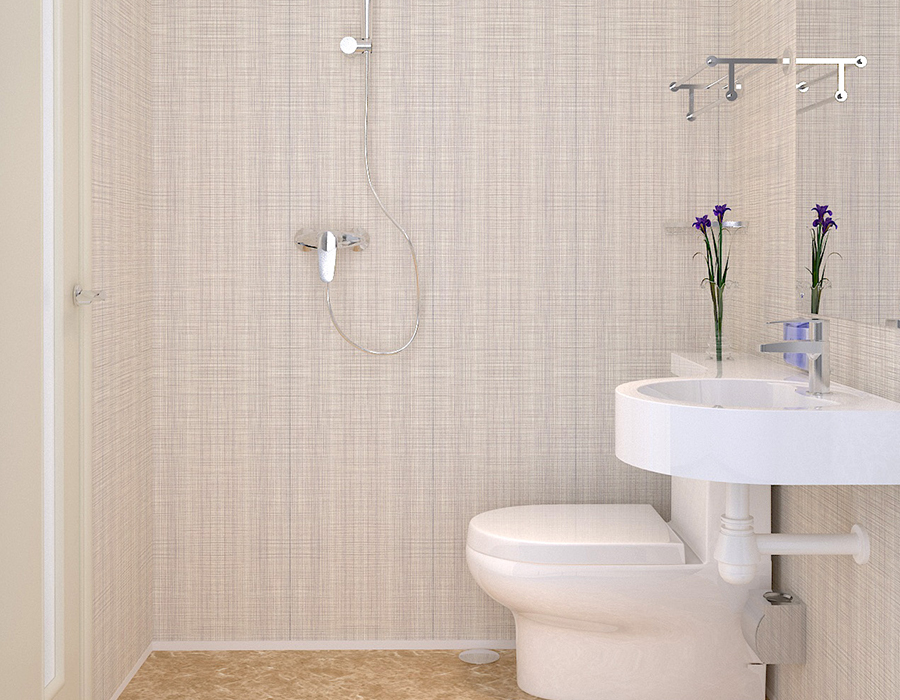 Täyspaneeli PEC Resin Fiber Hotel Modulaarinen esivalmistettu kylpyhuoneyksikkö