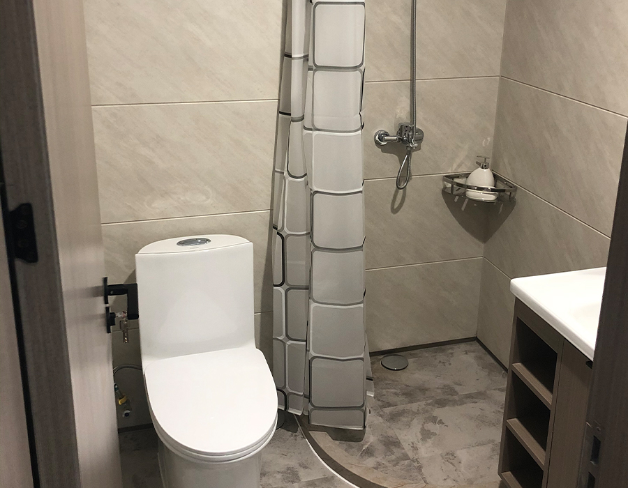 PEC Wall Board vaakasuora esivalmistettu modulaarinen saniteettikylpyhuone