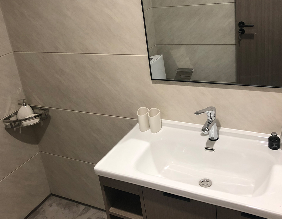 PEC Wall Board vaakasuora esivalmistettu modulaarinen saniteettikylpyhuone